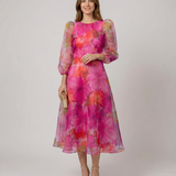 Vestido de Malla – Diseño Impreso Elegante para la Oficina y Eventos de Verano