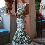 Vestido Maxi de Verano Bordado de Algodón Sorrento