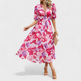 Clara – Elegante Vestido Midi Floral