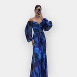 Vestido con abertura