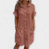 Jana - Vestido polo clásico para el día a día