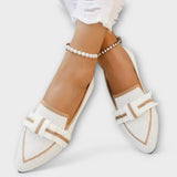 Zapatos planos para mujer con diseño de nudo