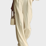 Selena – conjunto de canalé con pantalones anchos