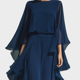 Aurora - Conjunto Elegante de Chifón con Volantes