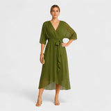 Yalina - Vestido elegante con cintura ajustable