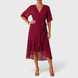Yalina - Vestido elegante con cintura ajustable