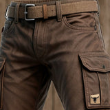 Fran - Pantalones Cargo marrones duraderos