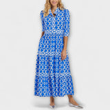 Sophia – Vestido Midi con Detalles de Cadenas
