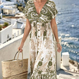Julia | Vestido midi floral suelto y ligero