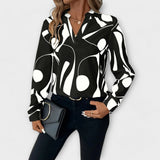 Katherine | Blusa elegante de manga larga con escote en V
