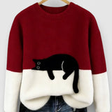 Jelena - Sudadera con estampado de gatos