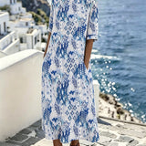 Emma | Vestido midi floral suelto y ligero