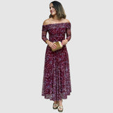 Dana - Vestido con hombros descubiertos