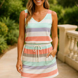Jemma – Mini Vestido a Rayas