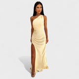 Aurelia - Vestido satinado largo