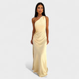 Aurelia - Vestido satinado largo