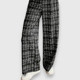 Jasmína - Conjunto de dos piezas con escote en forma de V y pantalones a juego