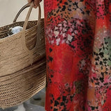 Paula | Vestido midi floral suelto y ligero