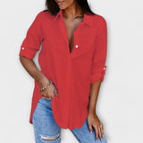 Jessica - Blusa diaria con escote en forma de V