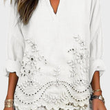 Camisa con estampado floral
