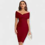 Lara| Vestido mini elegante con escote en V