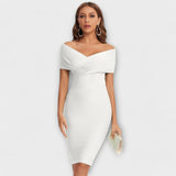 Lara| Elegante mini vestido con escote en V