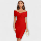 Lara| Vestido mini elegante con escote en V