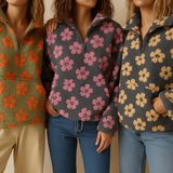 Daisy | Suéter floral de poliéster