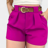 Pantalones Plisados de Cintura Alta