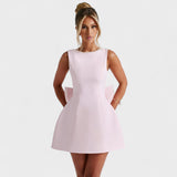 Carrie - Vestido mini con perlas
