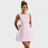Carrie - Mini vestido con perlas