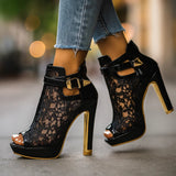 Liliana | Tacones altos con encaje