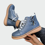 Zapatos ortopédicos de cuero con parte superior baja