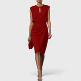 Olena – Elegante vestido midi cruzado