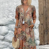 Lia | Vestido Midi de Mujer de Tejido Ligero