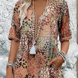 Lia | Vestido Midi Femenino de Tela Ligera