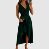 Valerie - Elegante vestido cruzado con escote en V