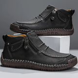 Sándor - Zapatos de Hombre Elegantes y Cómodos con Cremallera
