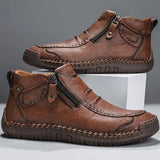 Sándor - Zapatos de Hombre Elegantes y Cómodos con Cremallera