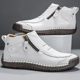 Sándor - Zapatos de Hombre Elegantes y Cómodos con Cremallera