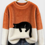 Jelena - Sudadera con estampado de gatos