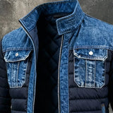 Matej - Chaqueta de Denim Vintage