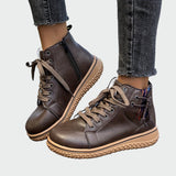 Zapatos ortopédicos de cuero con parte superior baja