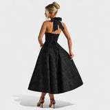Effie - Vestido midi con escote en V