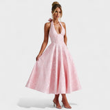 Effie - Vestido midi con escote en V
