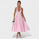 Effie - Vestido midi con escote en V