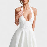Effie - Vestido midi con escote en V