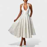 Effie - Vestido midi con escote en V