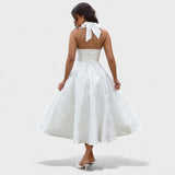 Effie - Vestido midi con escote en V