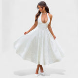 Effie - Vestido midi con escote en V